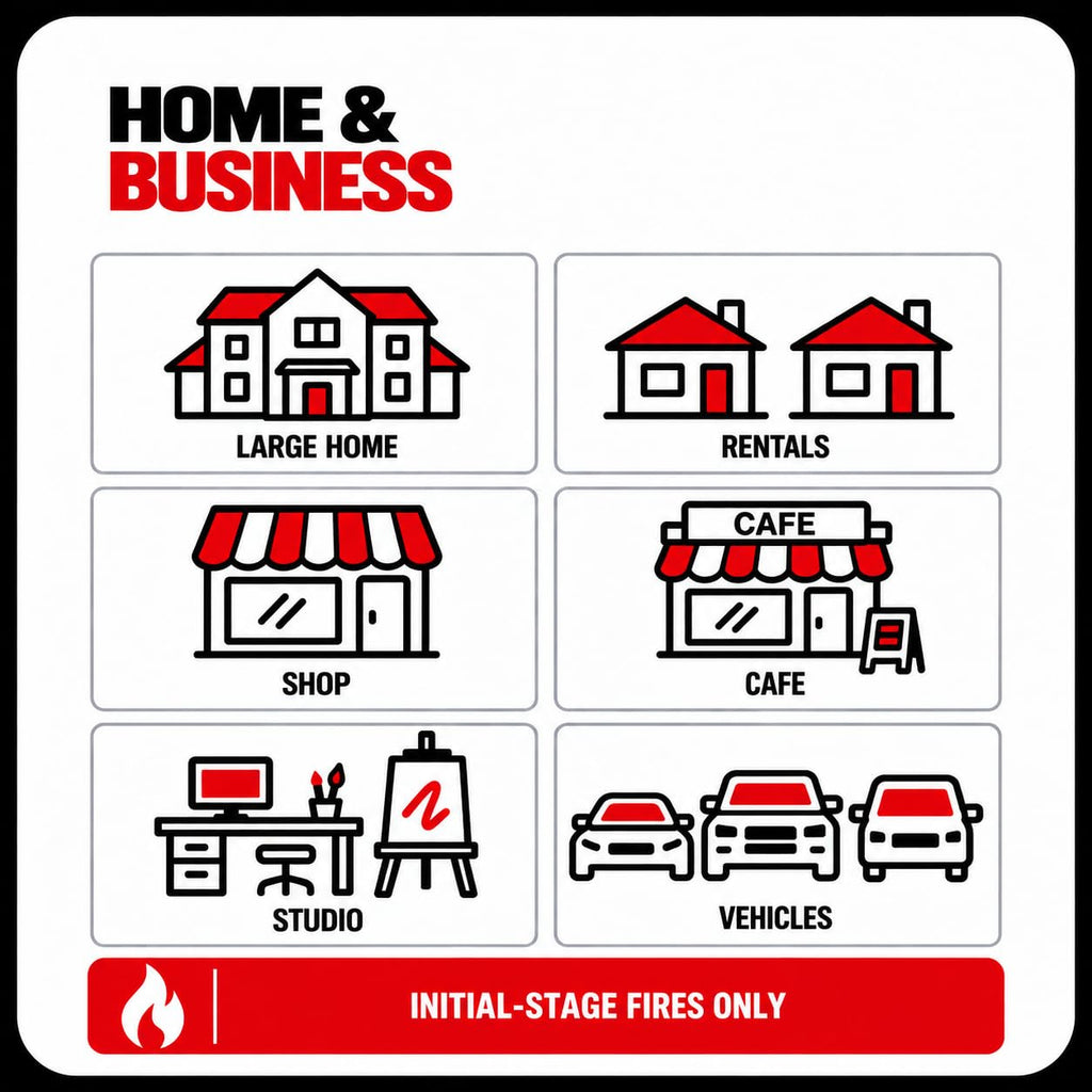 2.5 lb ABC Dry Chemical Fire Extinguishers 6-Pack S97043
