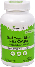 Red Yeast Rice 1200 mg CoQ10 60 Tablets N8945