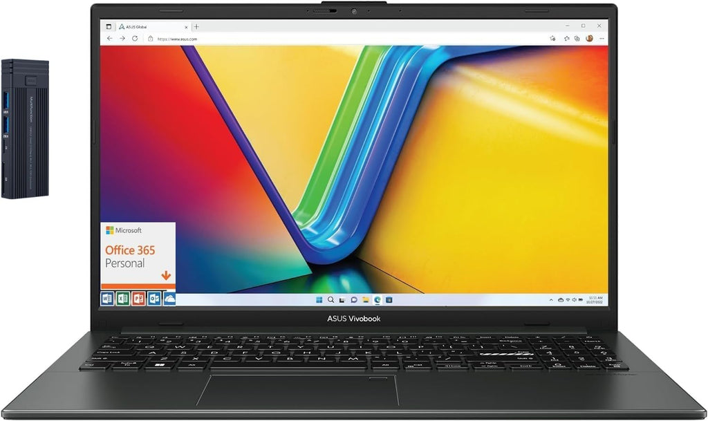 15.6" FHD Laptop Intel i3 8GB RAM 128GB Storage Windows 11 Black W931