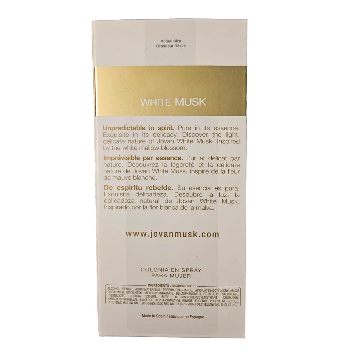 White Musk Cologne 3.25 oz L47486