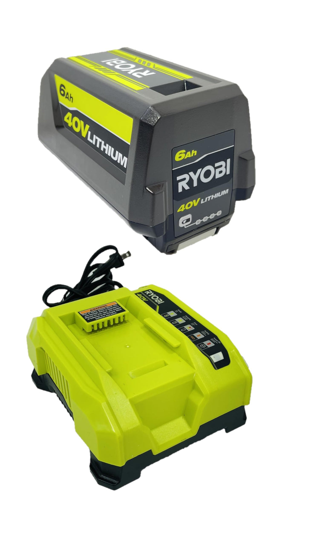 40V Lithium-Ion 6.0 Ah Battery and Rapid Charger Kit N623474