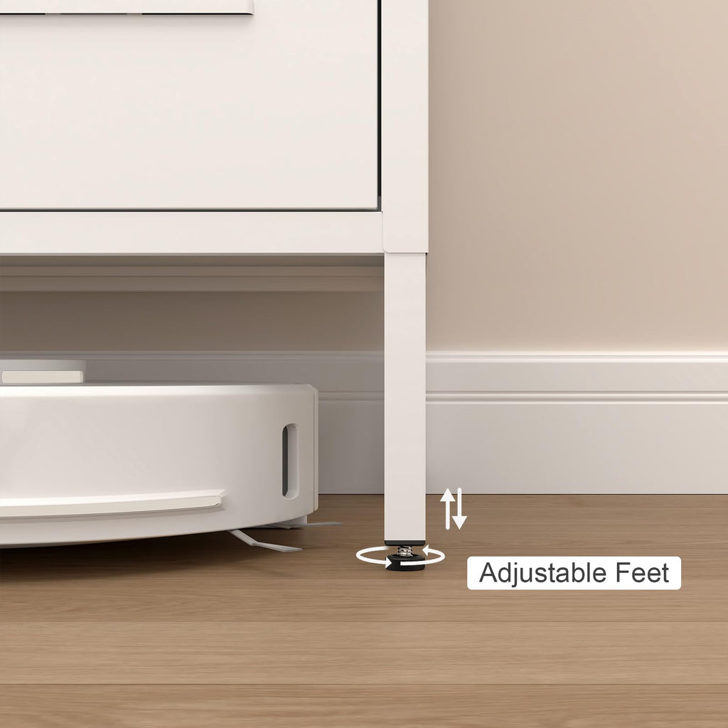 White 2 Door Metal Storage Cabinet with Shelves S20651