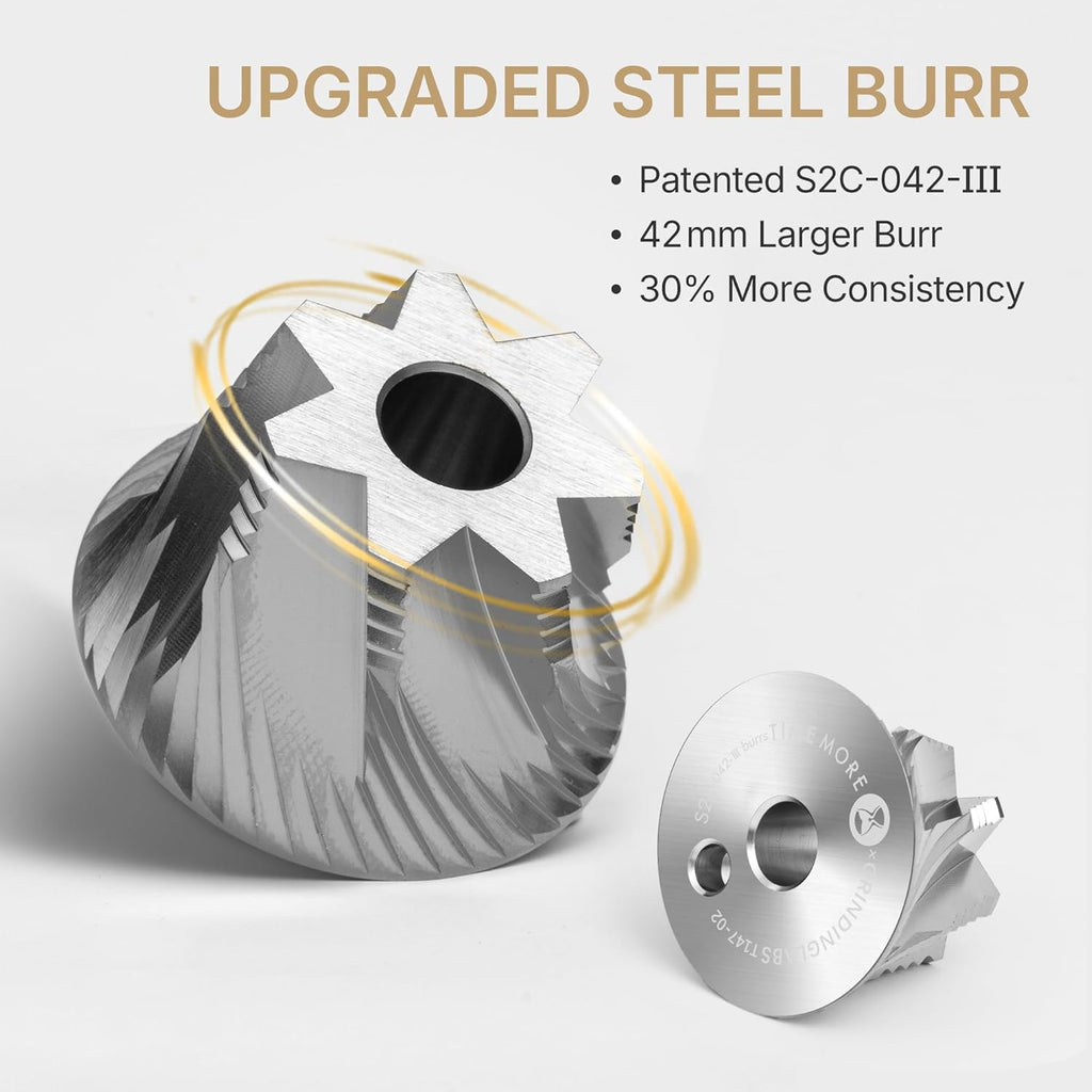 Manual Coffee Grinder with Conical Burr Portable Hand Coffee Grinder E82523