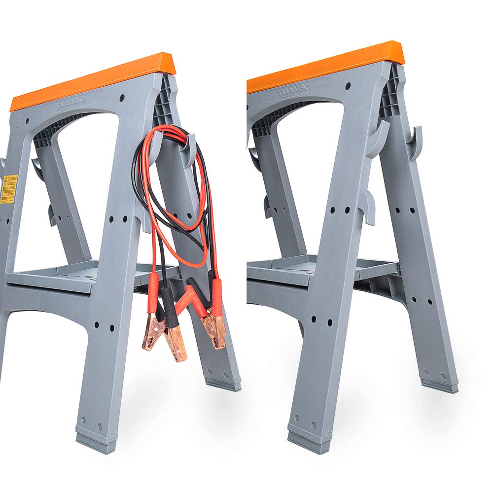 Rectangular Folding Sawhorse, 900 Pound Capacity, Set of 2 S538