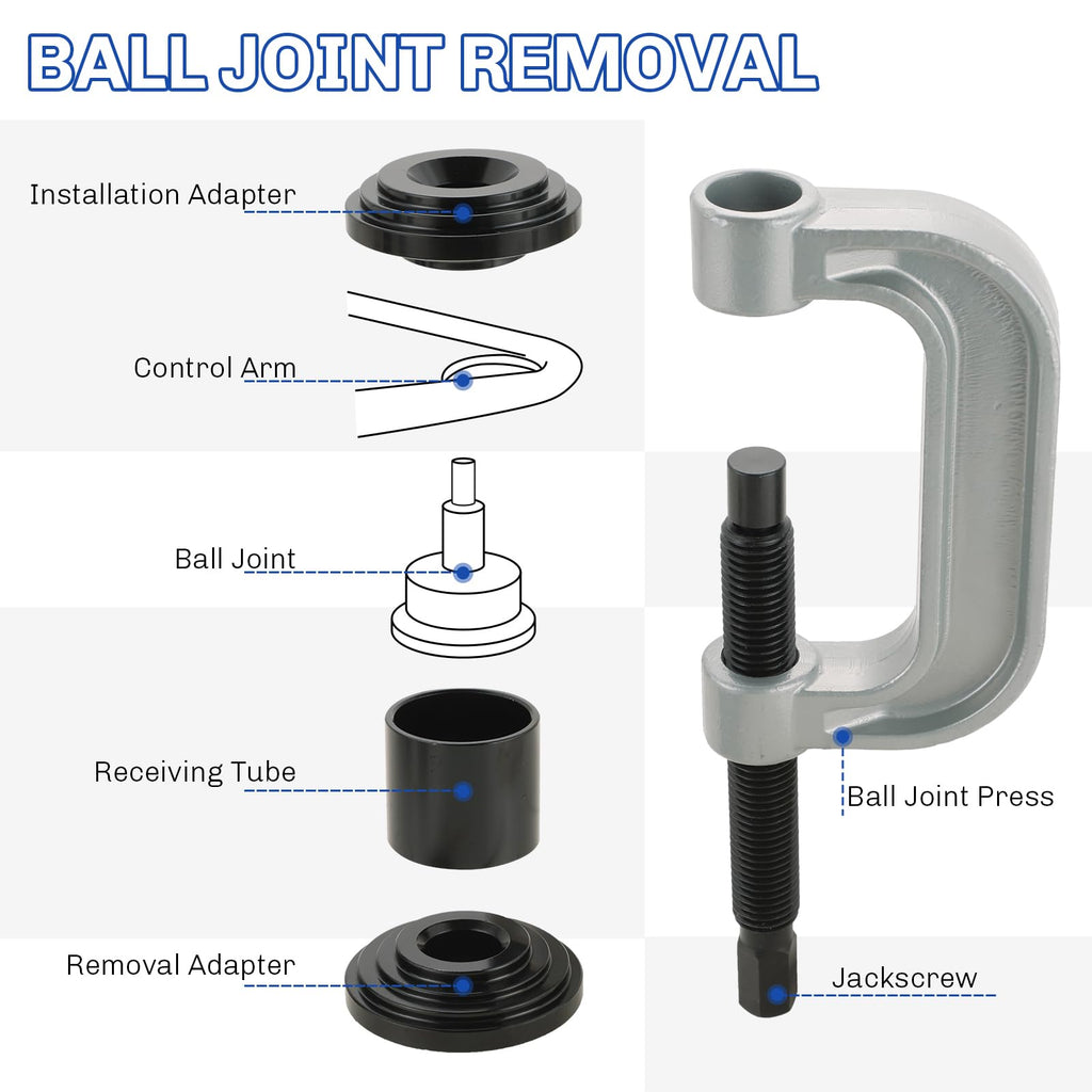 Ball Joint Press and U Joint Removal Tool Kit U606