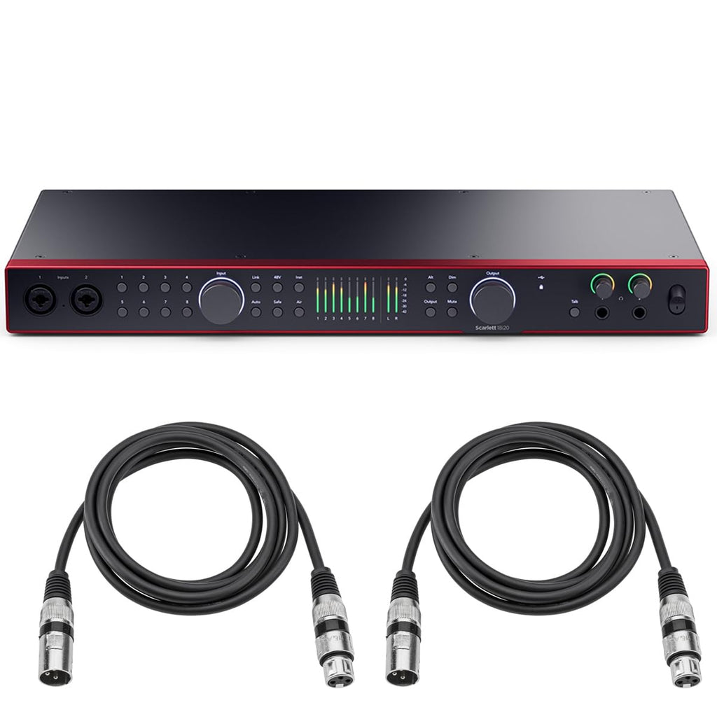 USB Audio Interface with XLR Cables I82787