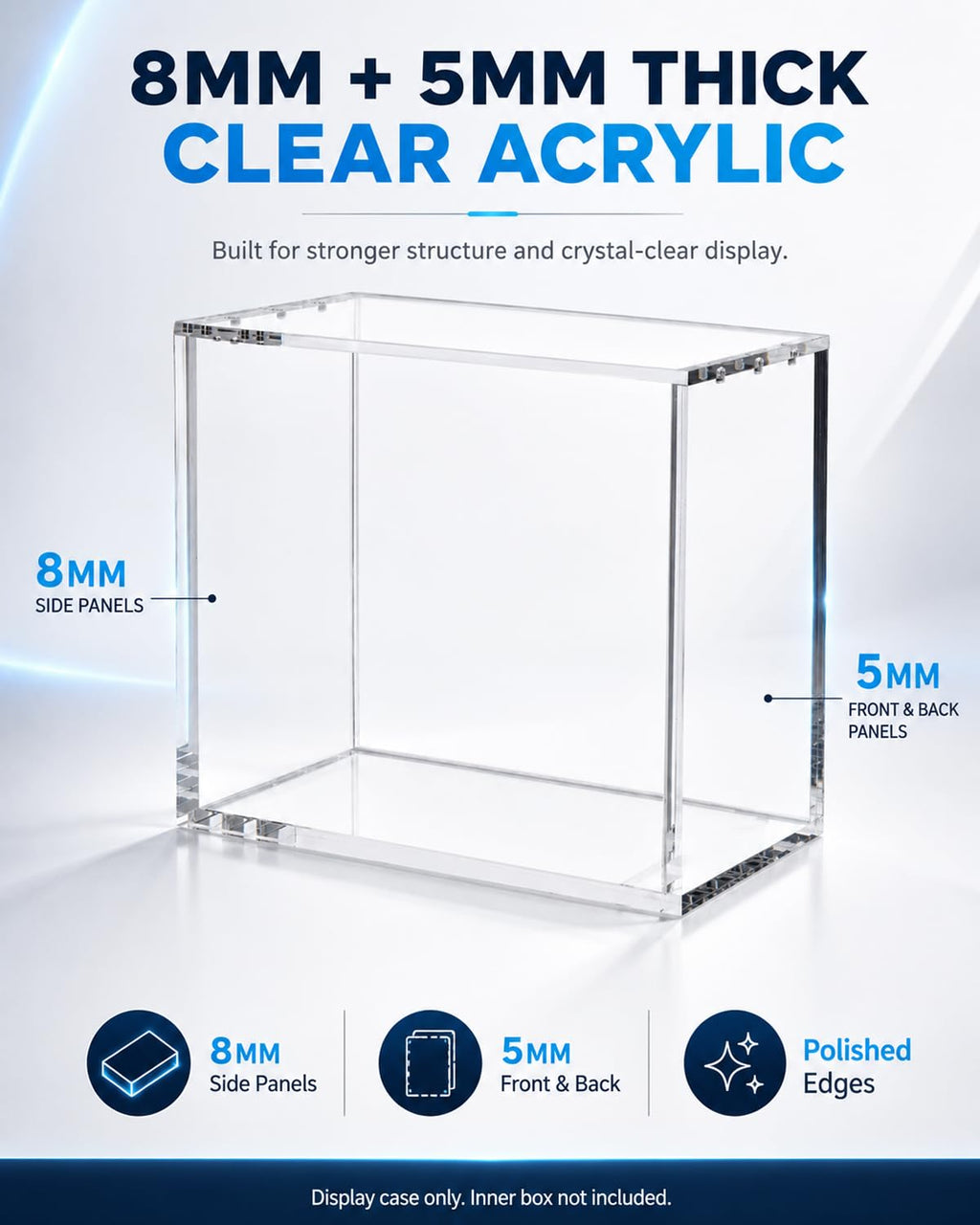 2-Pack Acrylic Case P822