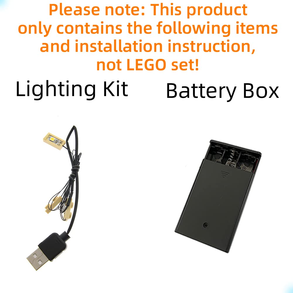 LED Light Kit Compatible with LEGO Hogwarts Room of Requirement O210