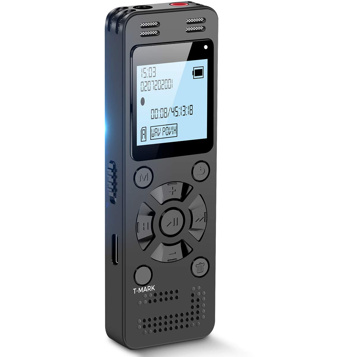 128GB Digital Voice Recorder with Playback D1527
