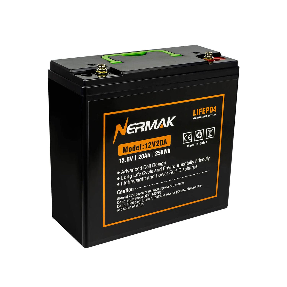 12V 20Ah Lithium LiFePO4 Deep Cycle Battery X545