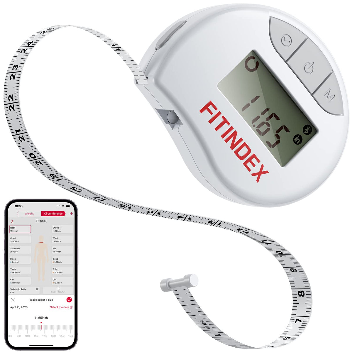 Digital Scale and Body Tape Measure P9900