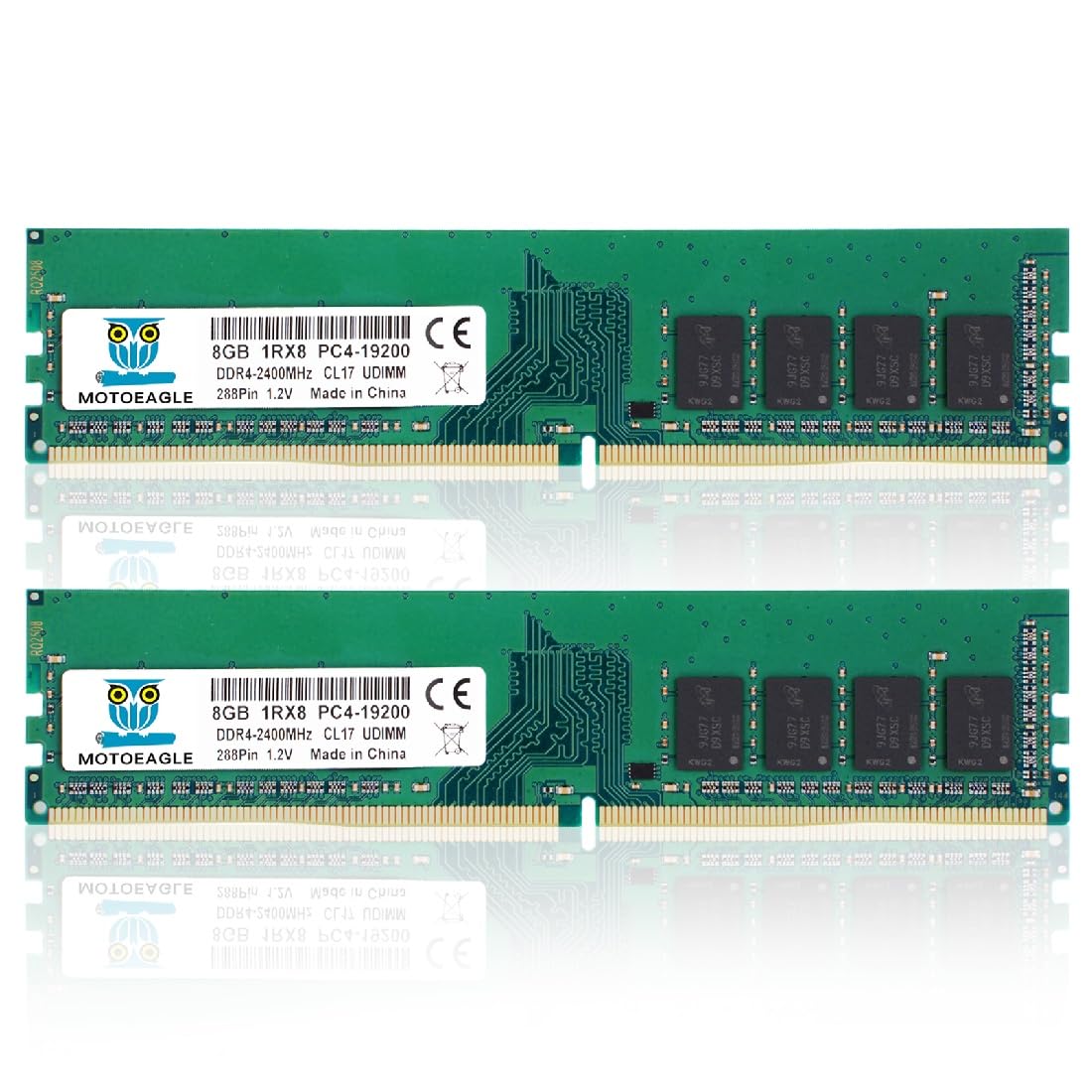 16GB DDR4 RAM 2x8GB 2400 MHz Non-ECC Desktop Memory KIT Z52195
