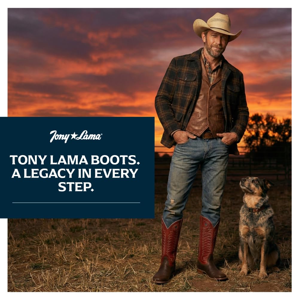 Cowhide Leather Square Toe Cowboy Boots F8640