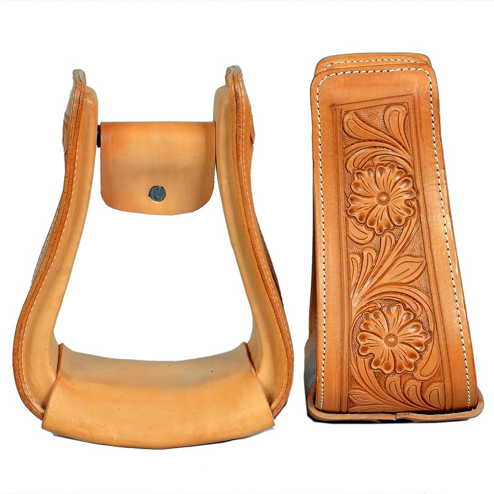 Tan Western Saddle Stirrup Leather D953