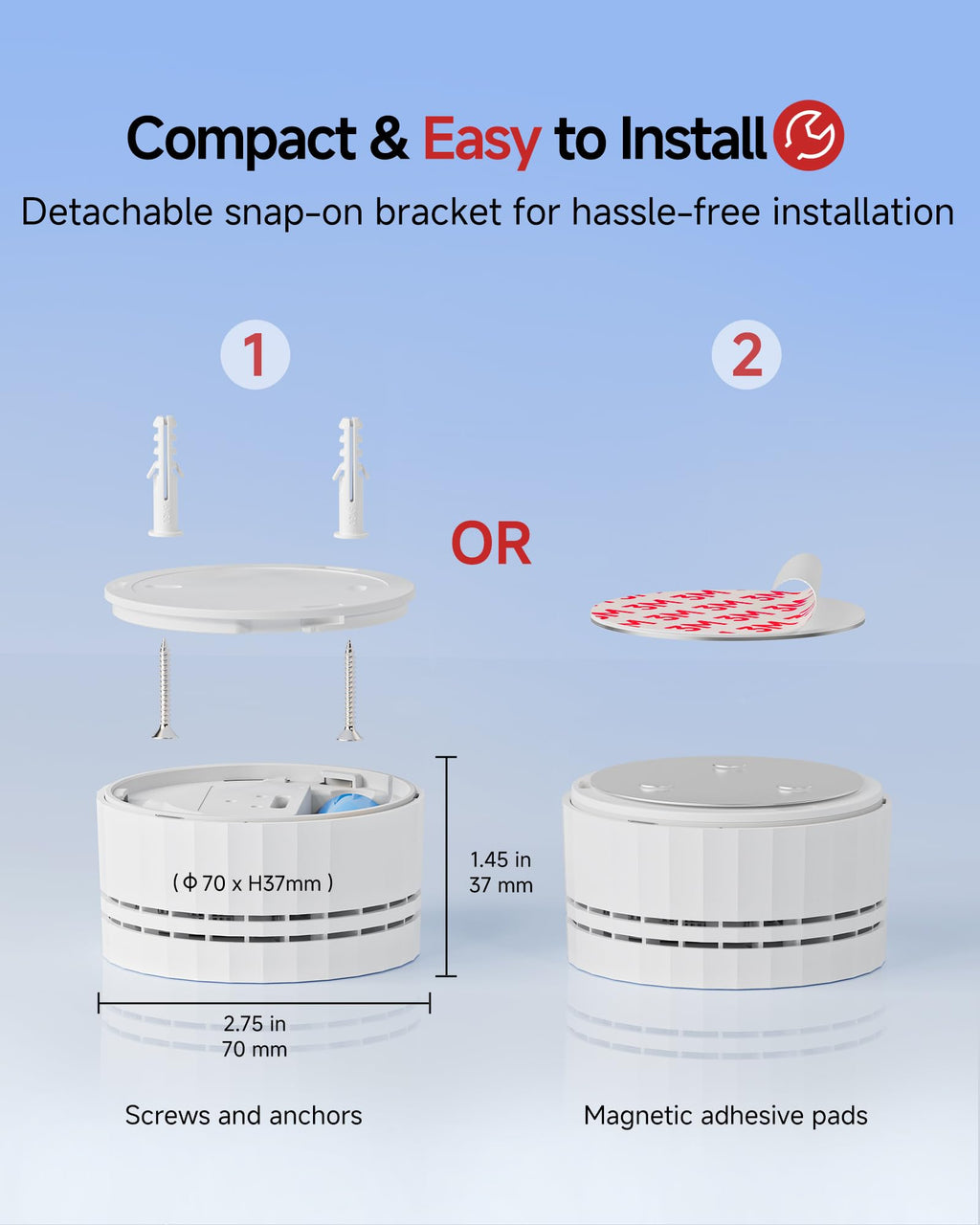 Carbon Monoxide Detectors 3-Pack with Gateway N6750