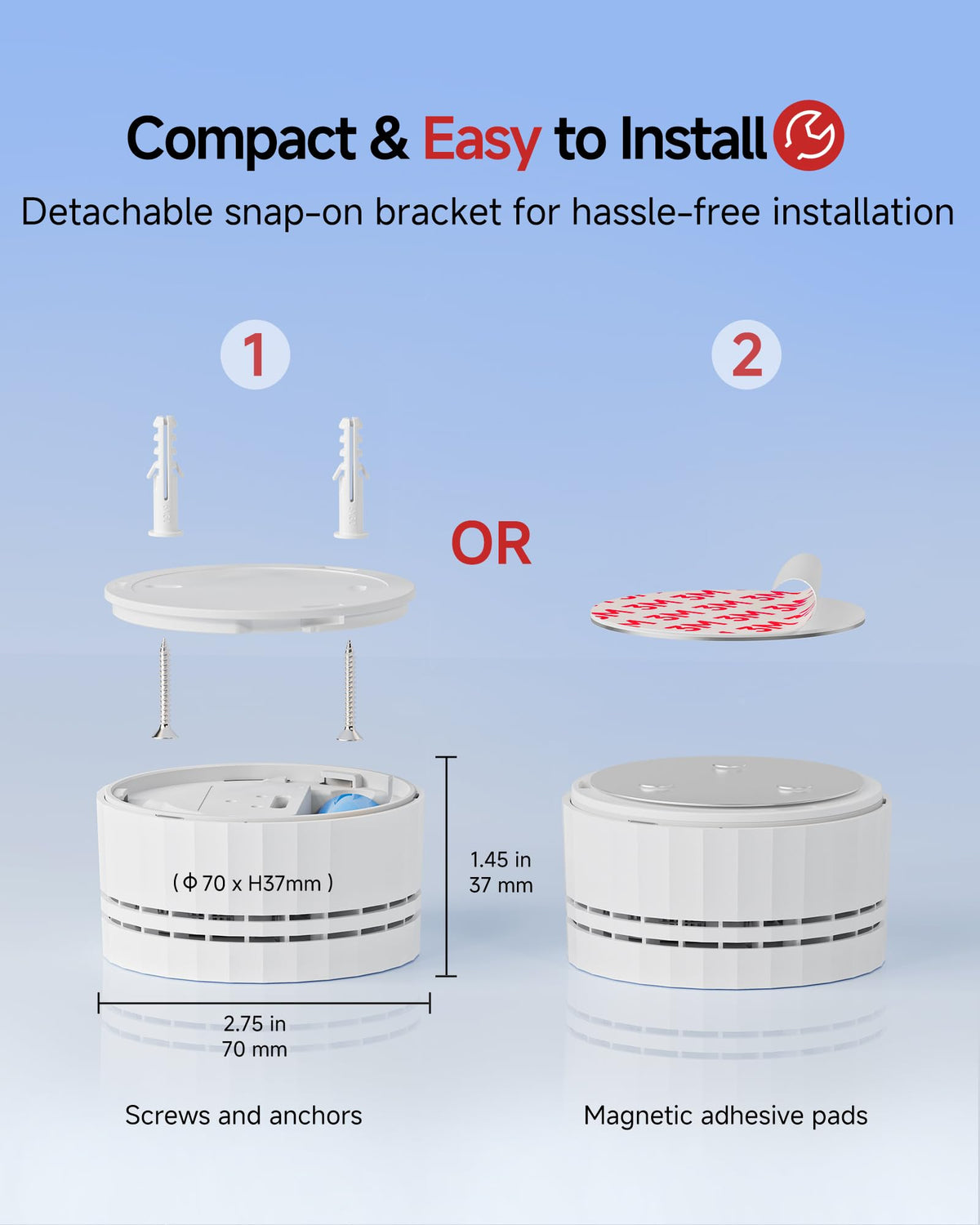Carbon Monoxide Detectors 3-Pack with Gateway N6750