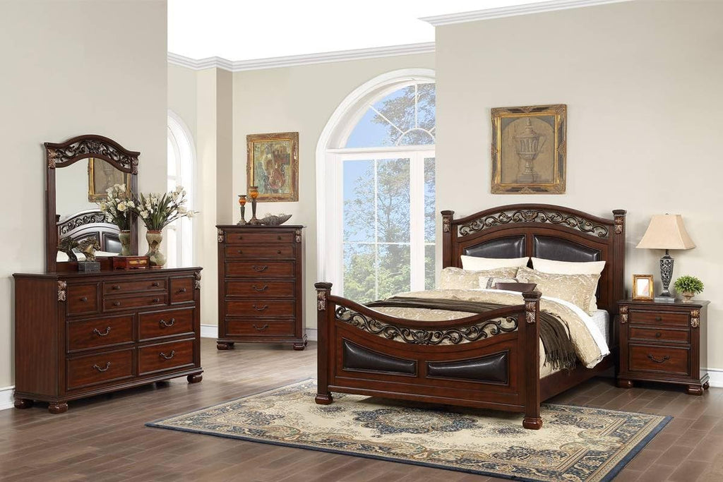 California King Size Padded Headboard and Footboard G384