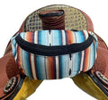 Southwest Print Insulated Nylon Saddle Pouch C737094