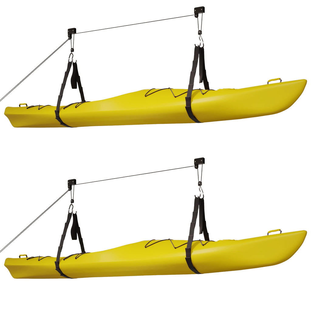 Kayak Hoist 2-Pack 125 lb Capacity Pulley System F30443
