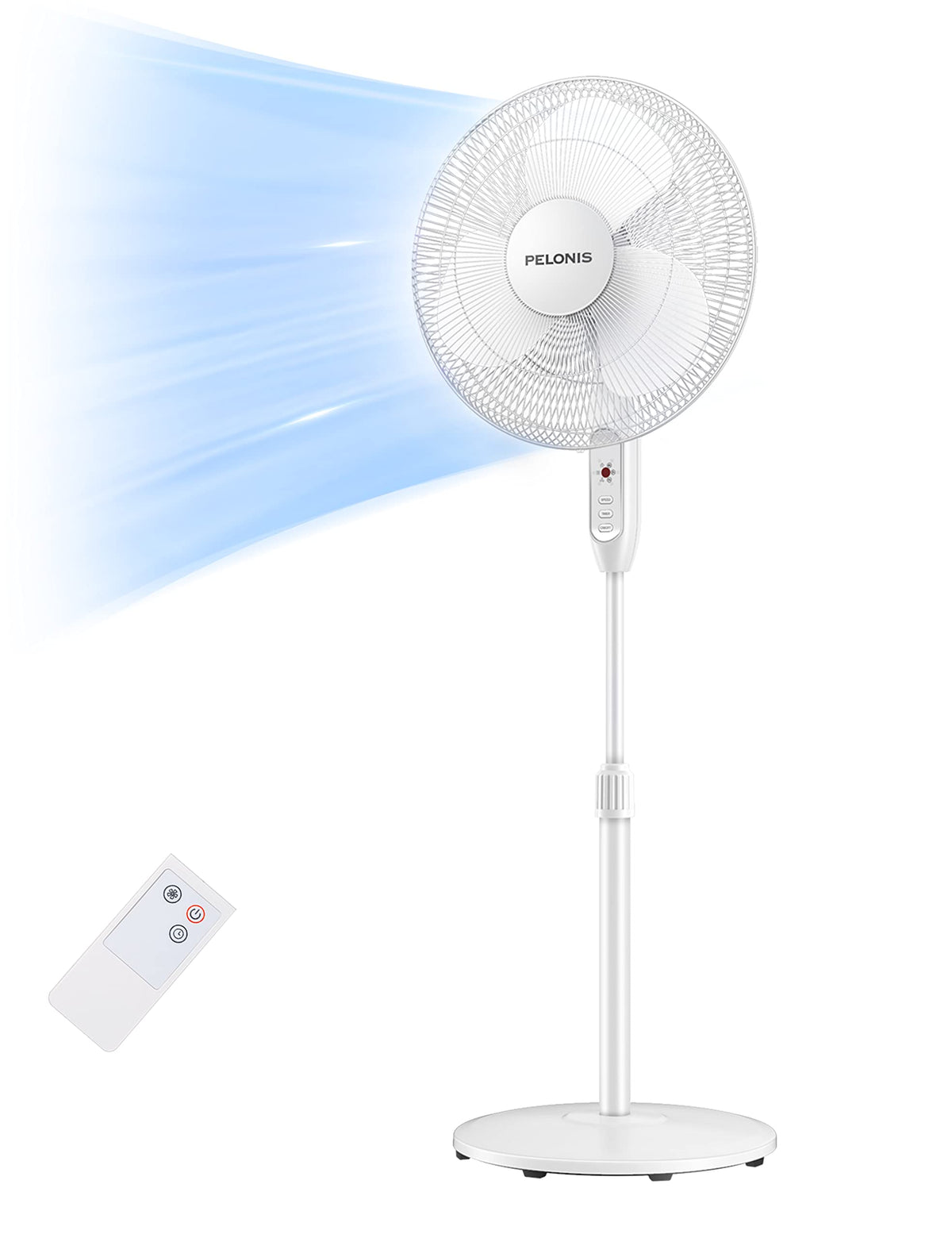 16'' Oscillating Pedestal Fan and 12-Inch Oscillating Table Fan N361