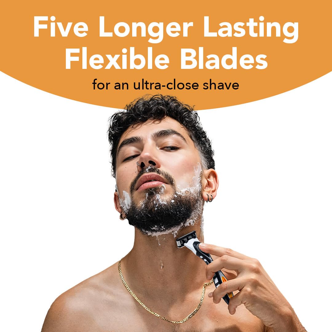 5-Blade Razor Cartridge Refills, 8-Pack O653