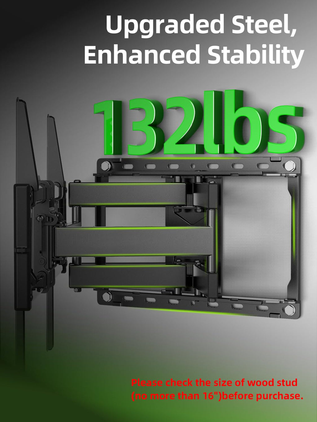 Full Motion TV Wall Mount for 42-90 inch Flat Screen X81722