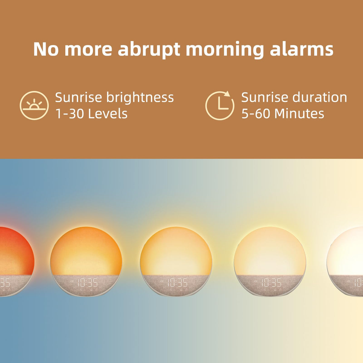 Sunrise Alarm Clock White Noise Machine M240