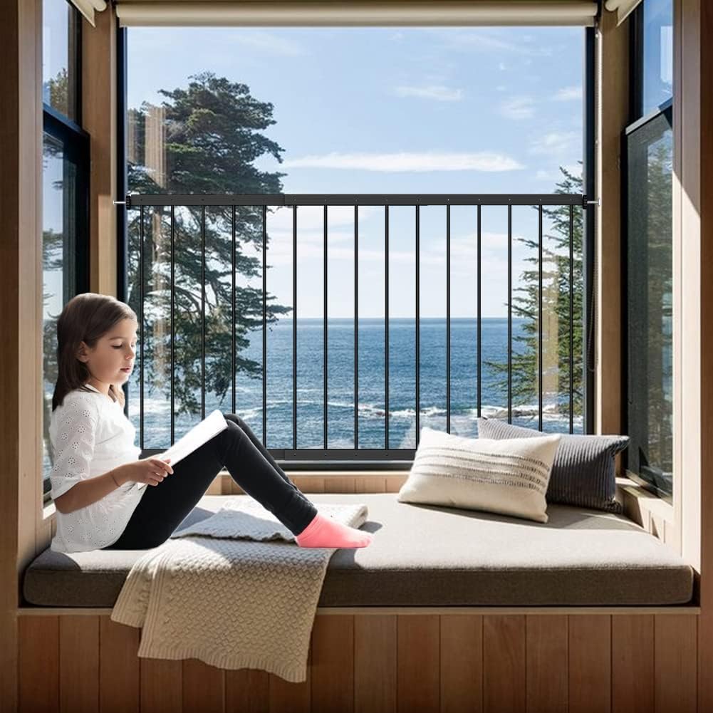 Black 2 Piece Window Guards Z2378