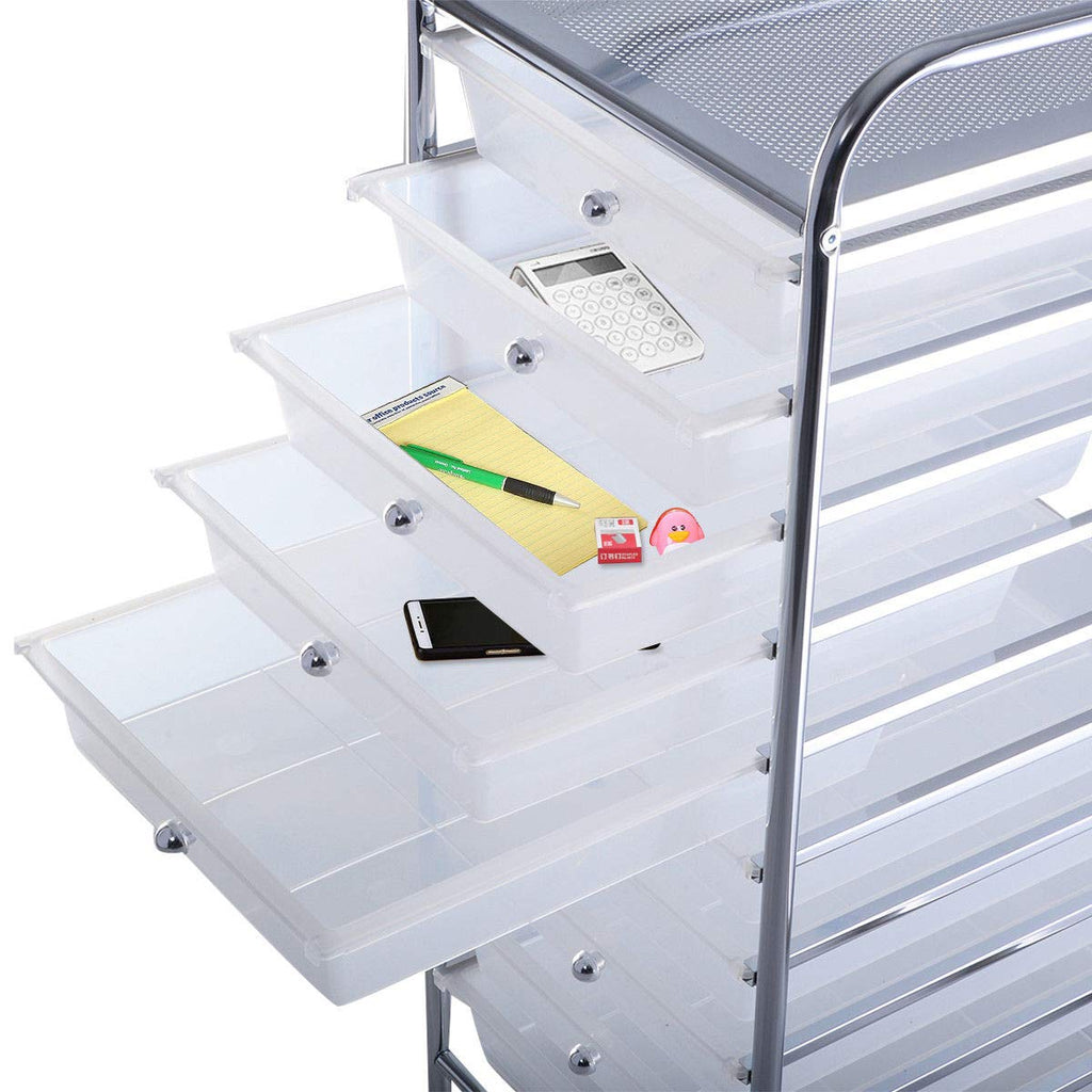 10 Drawer Rolling Storage Cart K87824