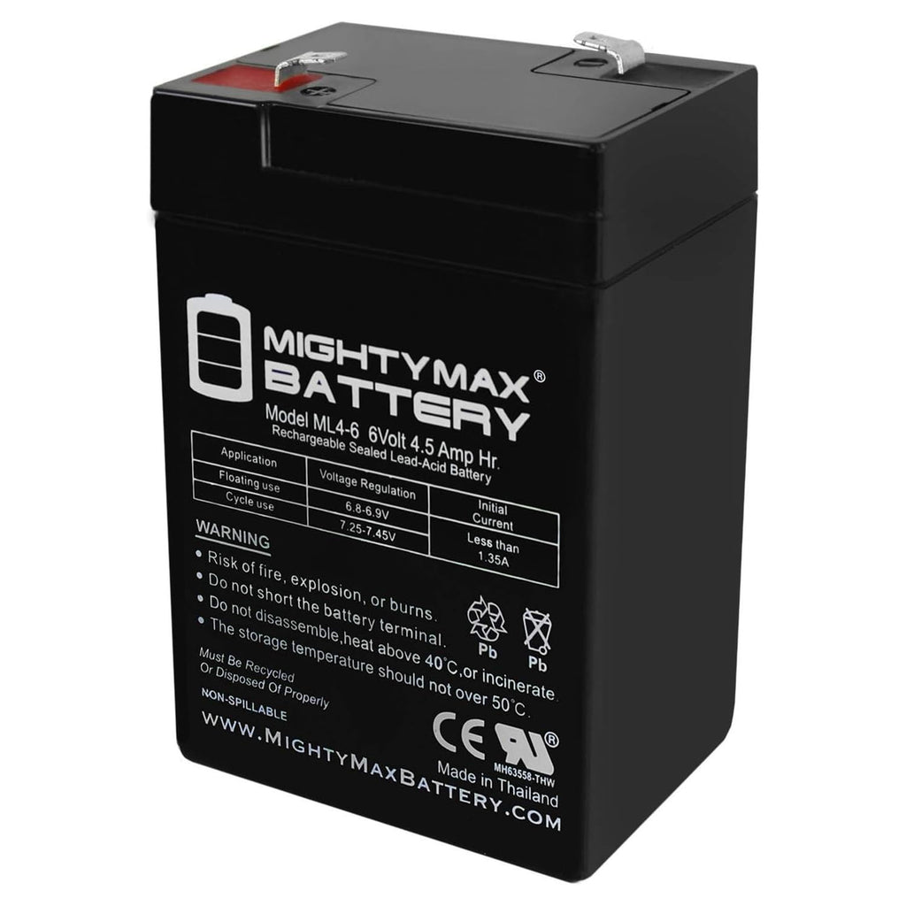 6V 4.5AH SLA Replacement Battery R37208