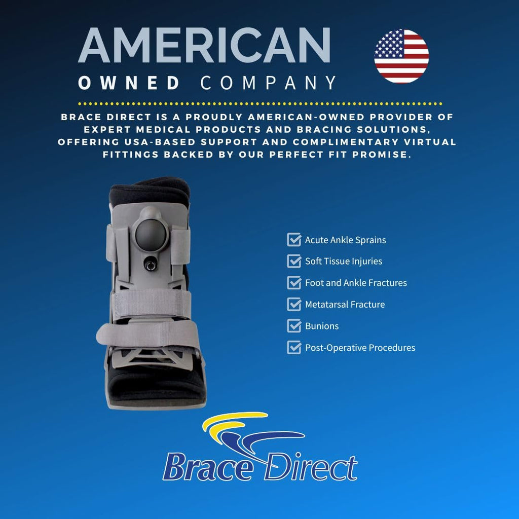 Short Full Shell Walking Boot with Air Pump Small A3936