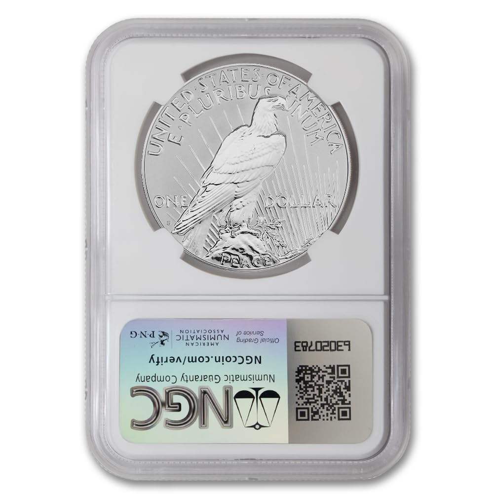 Set of 2 American Silver Morgan and Peace Dollar Q9007