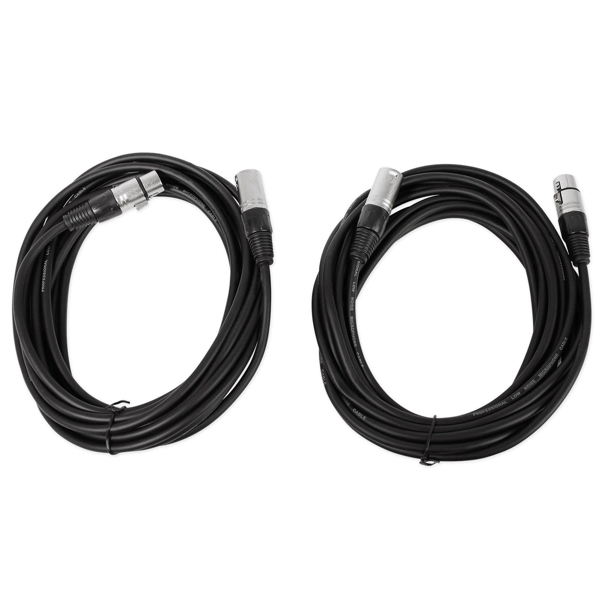 Adjustable Speaker Light Stands Pair with XLR Cables C94971