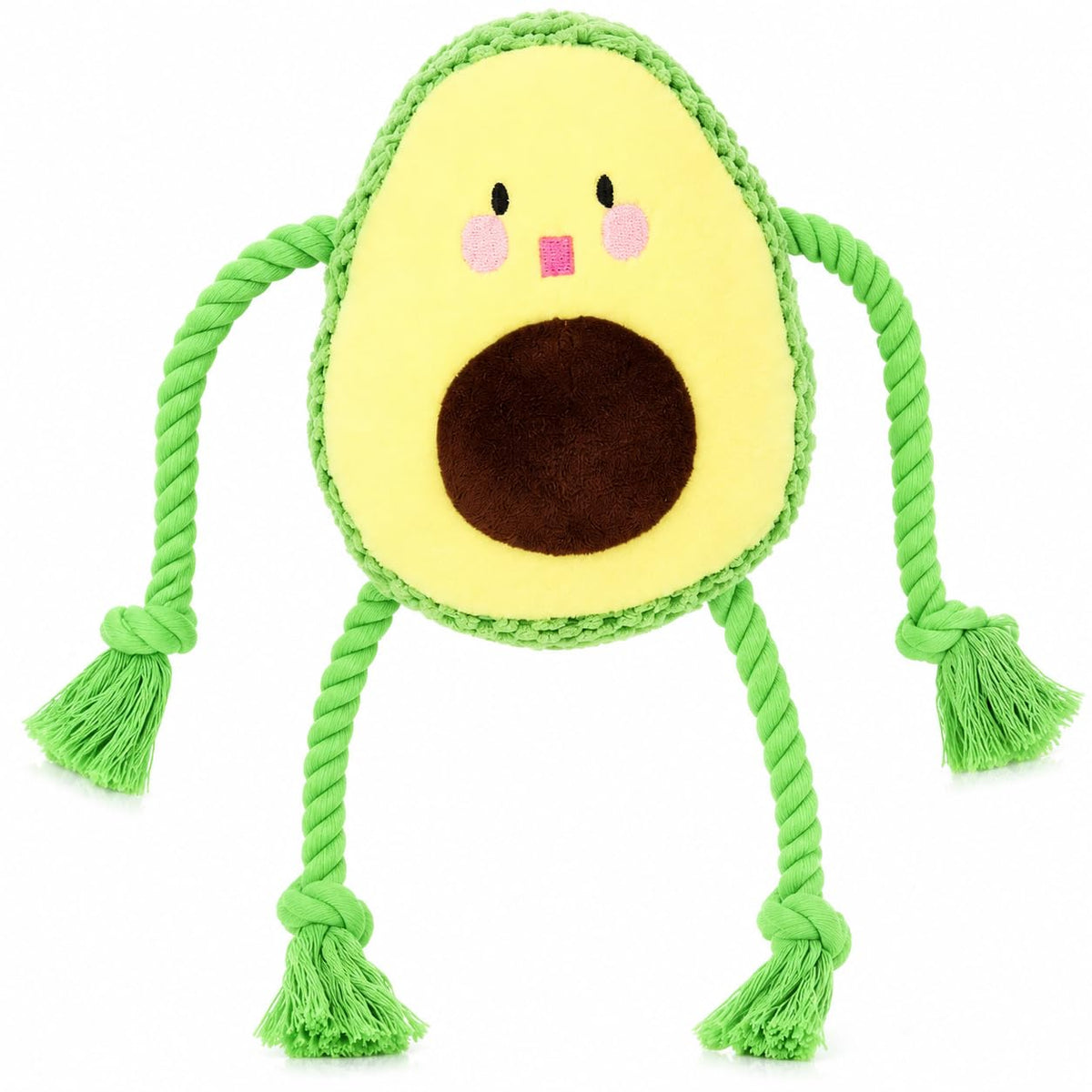 Avocado Rope Plush Dog Toy C892143