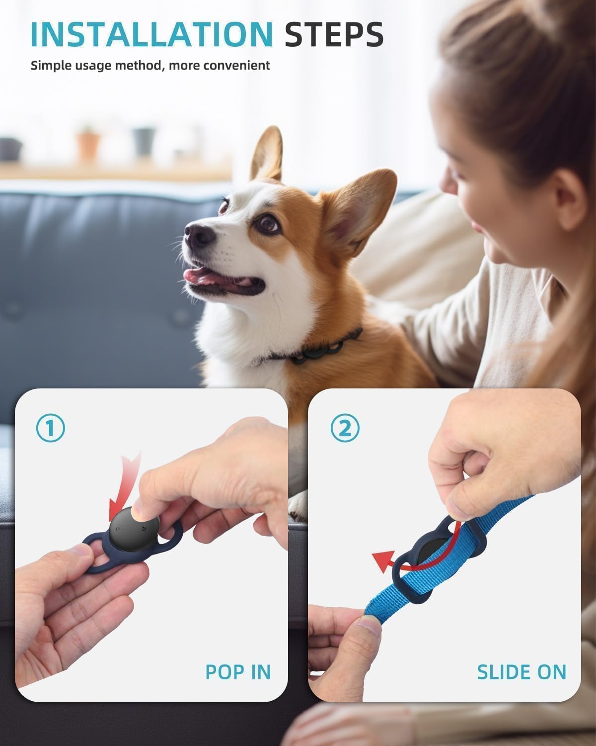 Smart GPS Dog Collar 2 Pack C5772
