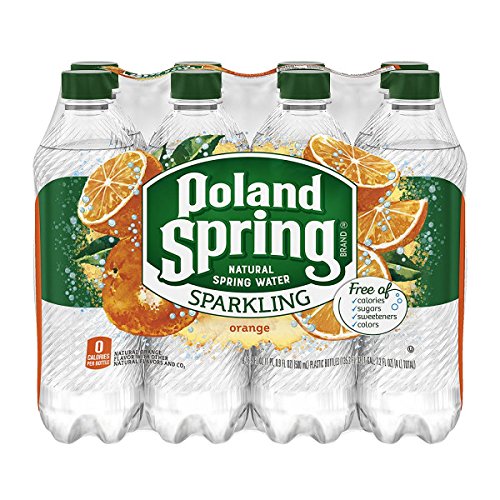Sparkling Spring Water Mandarin Orange 16.9 Fl Oz 8 Count V27959