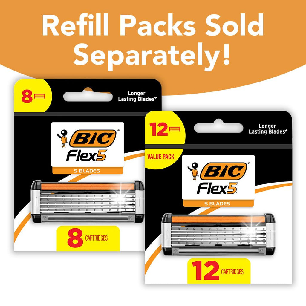 5-Blade Razor Cartridge Refills, 8-Pack O653