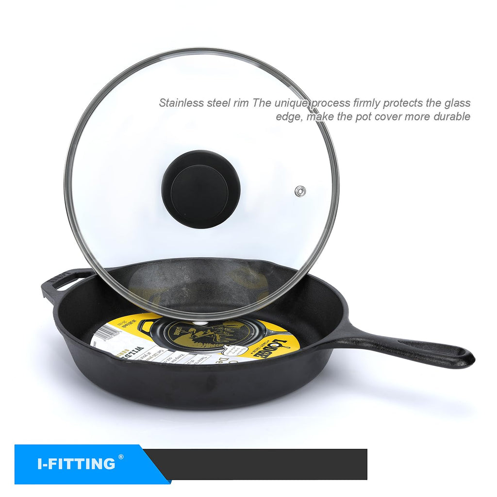 12 Inch Tempered Glass Lid with Steam Vent M628