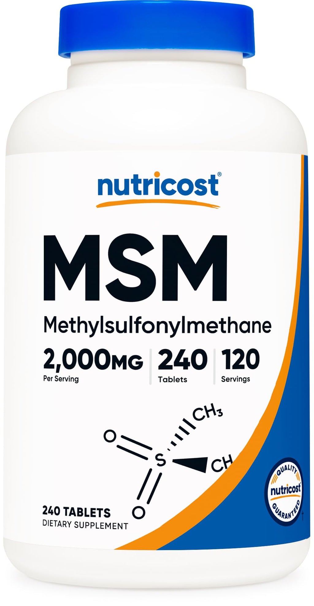 MSM Tablets 2000mg 240 Tablets E9492