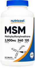 MSM Tablets 2000mg 240 Tablets E9492