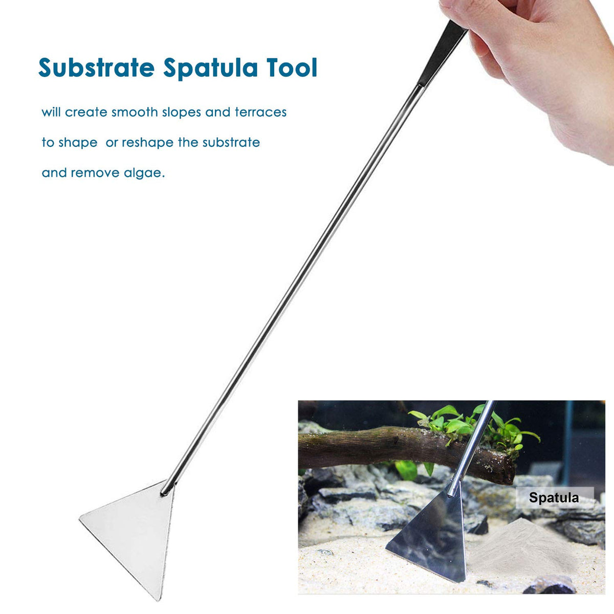Long Stainless Steel Aquarium Plant Tools Set Y167