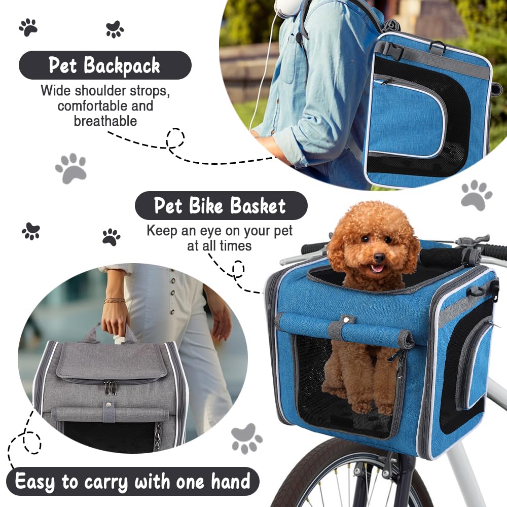 Expandable Foldable Dog Bike Basket Carrier K6818