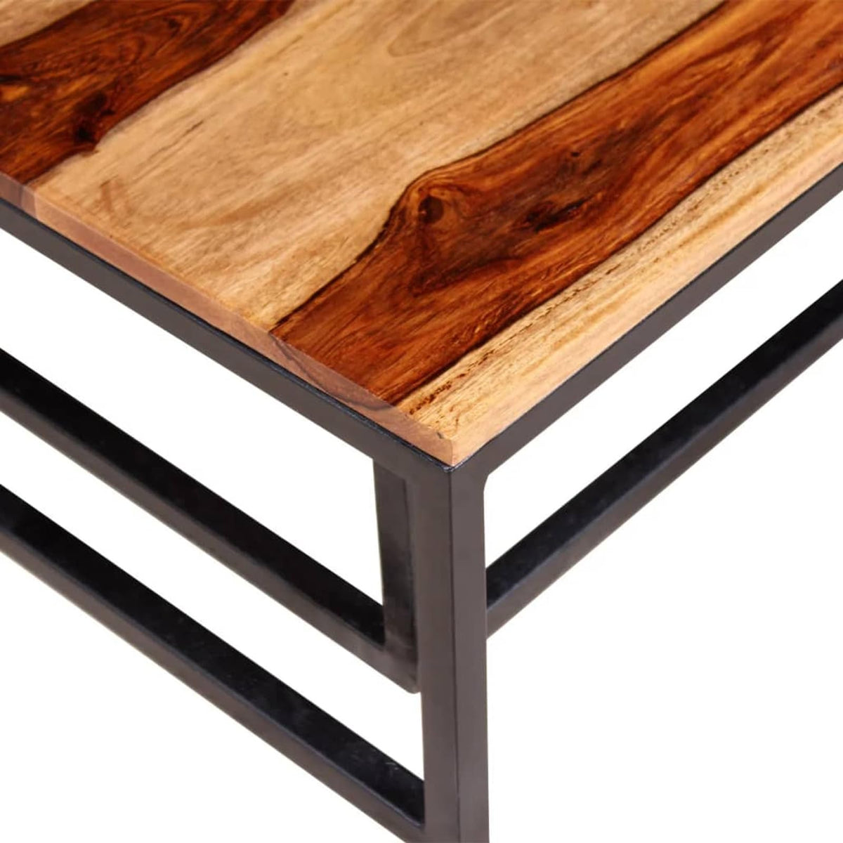 Two Piece Nesting Coffee Table Solid Sheesham Wood W802