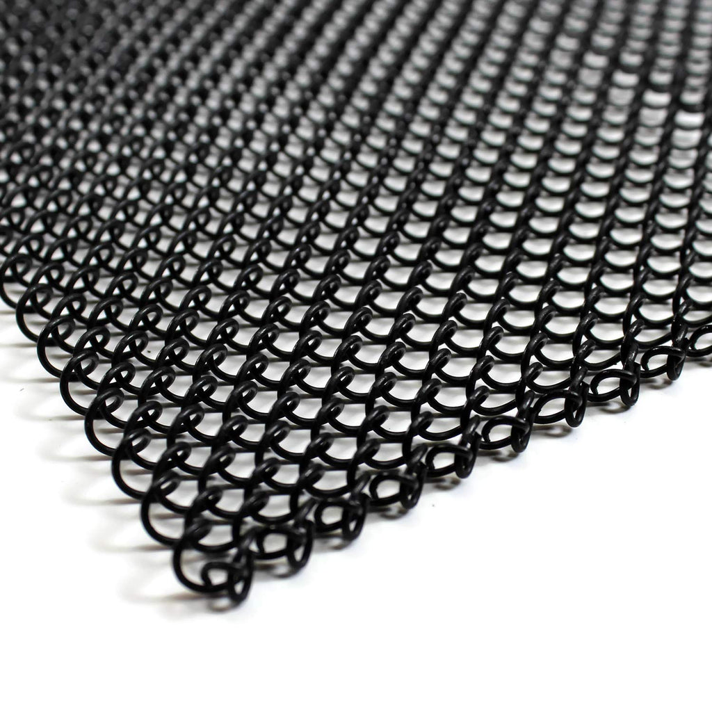 Black Fireplace Mesh Curtain Z621727