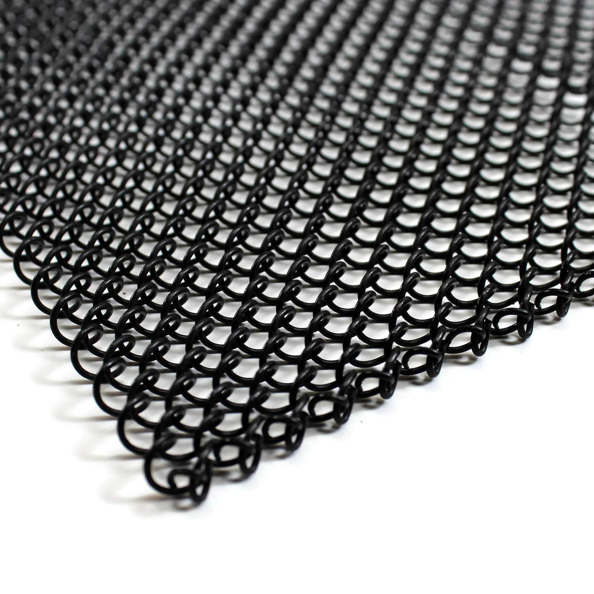Black Fireplace Mesh Curtain Z621727