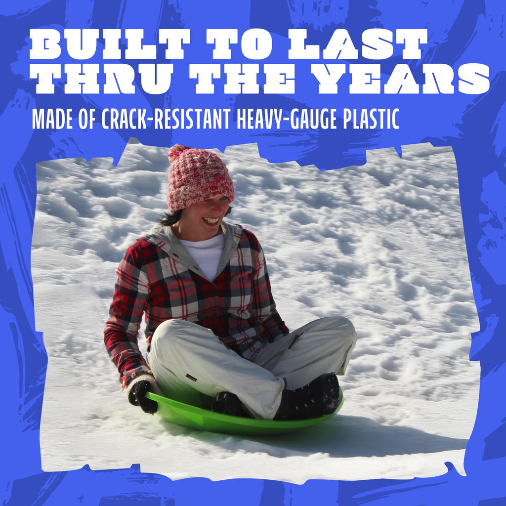 26” Plastic Snow Sleds with Hand Grips V551055