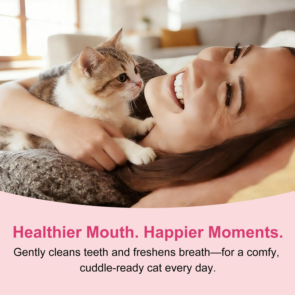 Cat Toothbrush and Toothpaste Dental Care Kit L4203