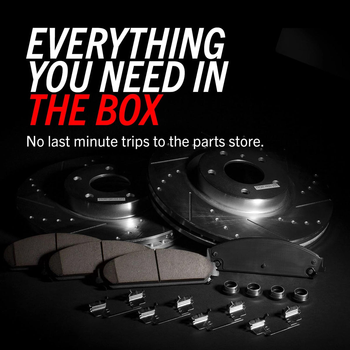 Brake Pad & Rotor Kit Front & Rear K76307