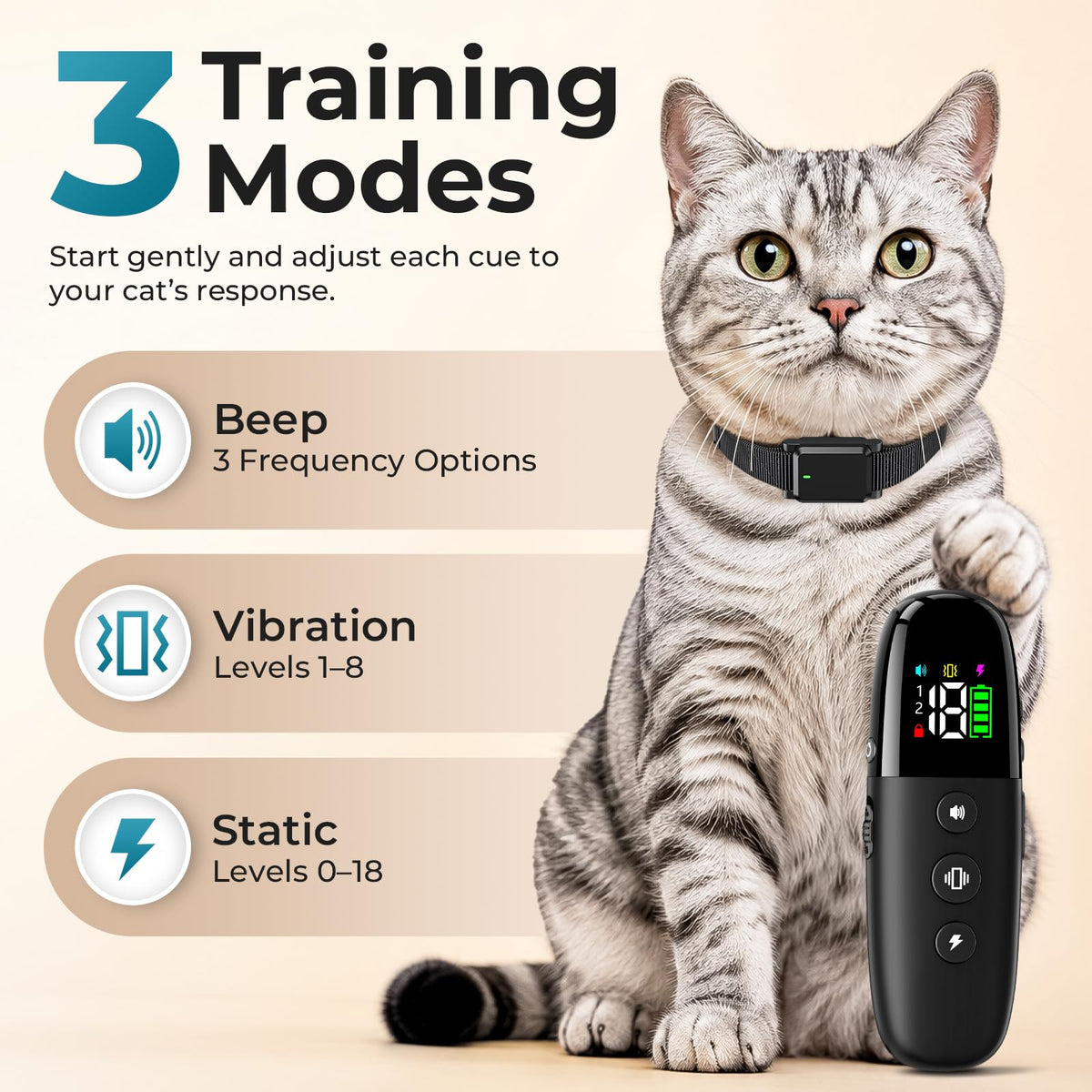 Cat Shock Collar with Remote C85070