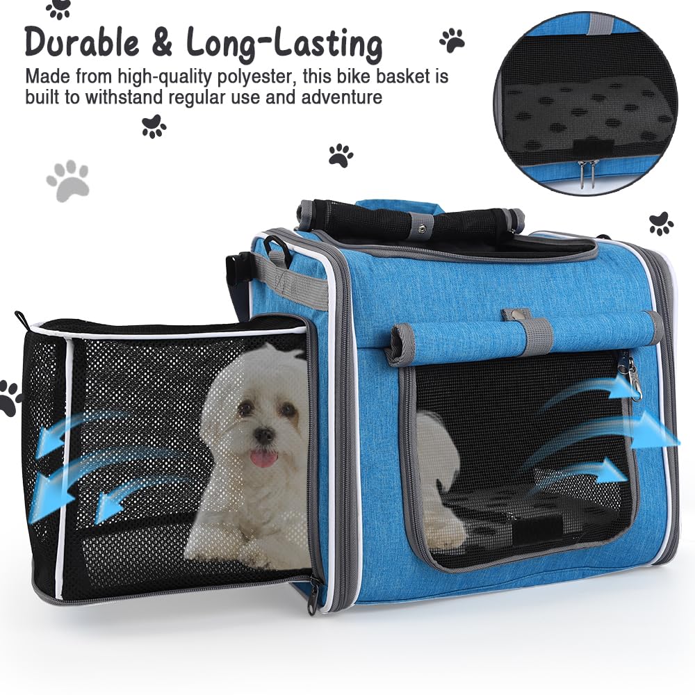 Expandable Foldable Dog Bike Basket Carrier K6818